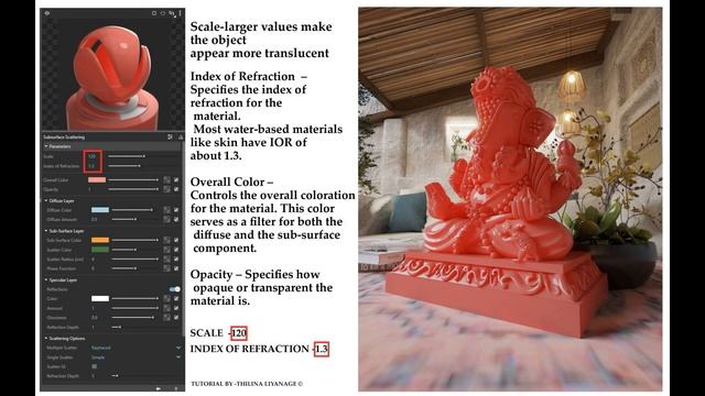SUBSURFCE SCATTERING MATERIAL -VRAY FOR SKETCHUP смотреть онлайн