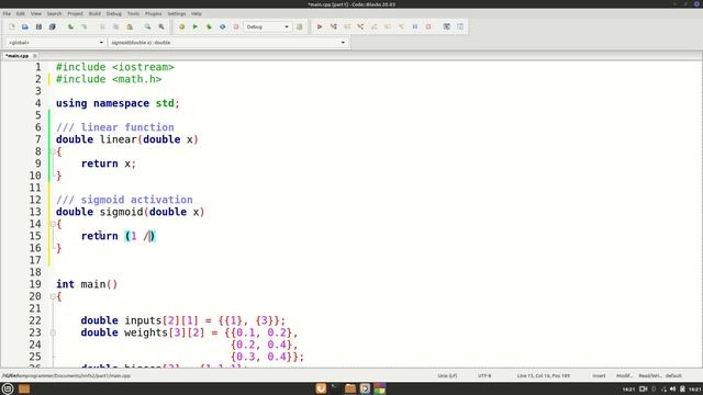 What are activation functions | Neural Networks from scratch | using c++ | part 2 смотреть онлайн