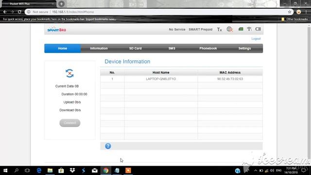 Reset Smartbro pocket wifi using I.P address смотреть онлайн