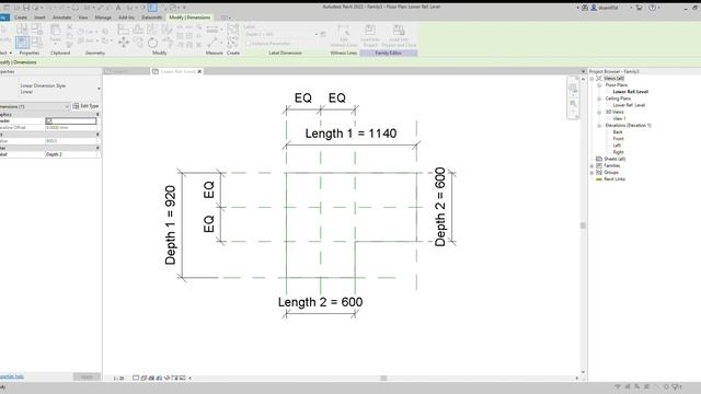 L Shape Structure Column Family Creation in Revit смотреть онлайн