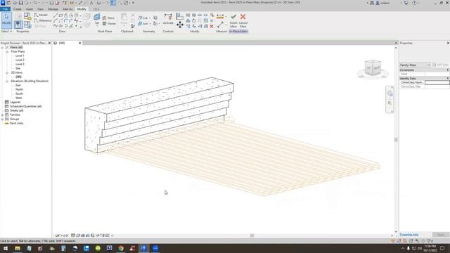 Revit 2023 In-Place Mass Muqarnas смотреть онлайн