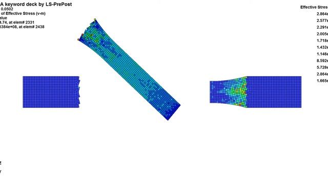 Ansys Tensile Test - 2 смотреть онлайн