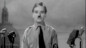 Величайшая речь Чарли Чаплина в сатирическом фильме Великий диктатор   1940 г    720x540