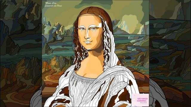 Картина "Мона Лиза" Леонардо да Винчи. Видео раскраска. / "Mona Lisa" Leonardo da Vinci. #shorts смотреть онлайн