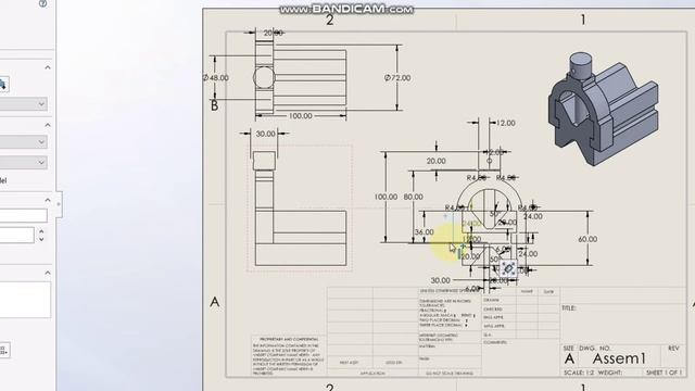 ASSEMBLY AND E-DRAWING | SOLIDWORKS смотреть онлайн