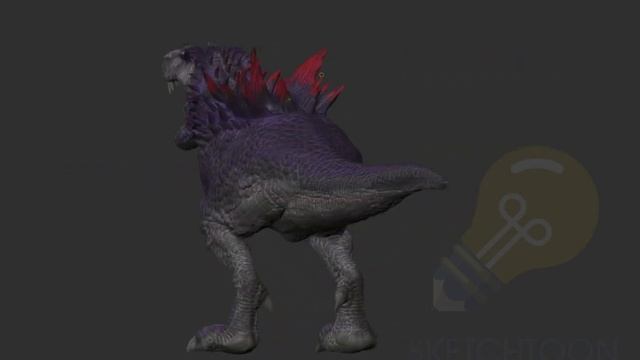 modelling Mortem Rex in Zbrush for 3d printing смотреть онлайн