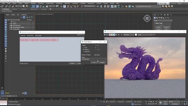 3ds Max 2023 Lesson 023 Arnold Procedural смотреть онлайн