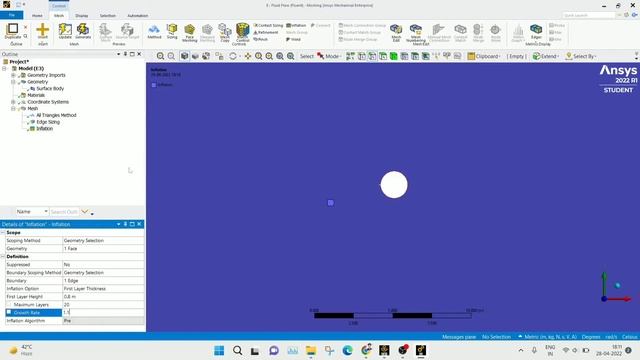 ANSYS meshing tutorial | Inflection Ansys | Meshing for circular cylinder | Meshing tutorial смотреть онлайн