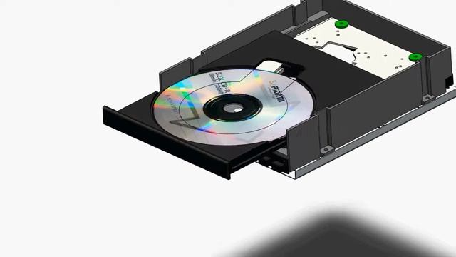 SolidWorks Project - CD Drive (ENMF 503, 2012) смотреть онлайн