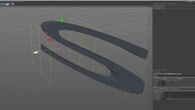 Mograph Slice Cut Animation using C4D Tutorial смотреть онлайн