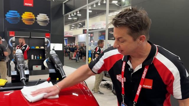 RUPES cordless polisher JUST RELEASED at SEMA! HLR75 iBrid Mini Polisher смотреть онлайн