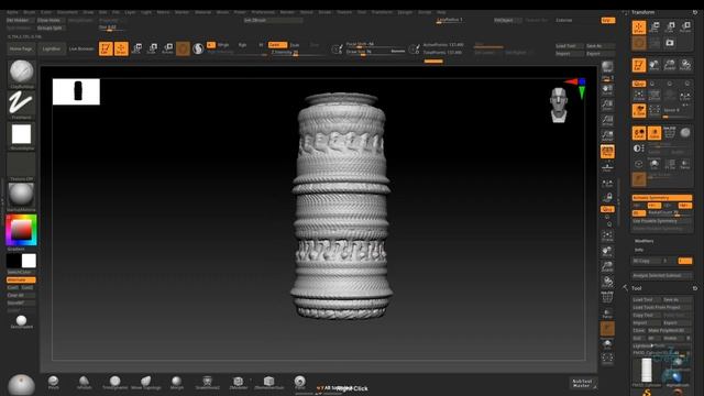 Zbrush Radial Symmetry - Zbrush Tips - in Hindi смотреть онлайн