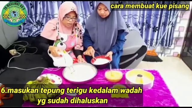 Komite KB-TK MNu9 Sekar Kedaton praktek membuat Cake pisang dgn bahan pisang👍🍌 смотреть онлайн