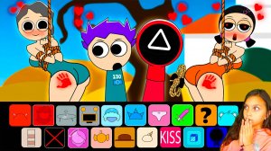 КАЛЬМАР УНИЧТОЖАЕТ СПРУНКИ... Incredibox Sprunki Валеришка
