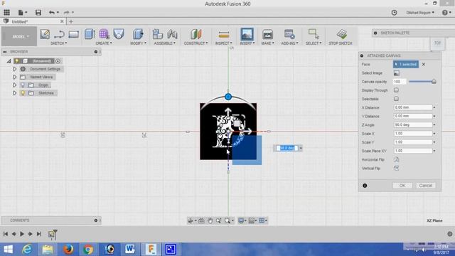 how to import image in fusion 360 смотреть онлайн