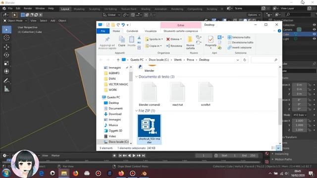 BLENDER installare shortcut_VUr смотреть онлайн