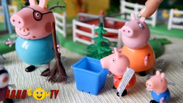Свинка Пеппа субботник мультики для самых маленьких смотреть онлайн