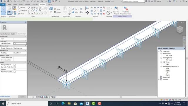 Revit Adaftive Parametric Waffle Structure Tutorials смотреть онлайн