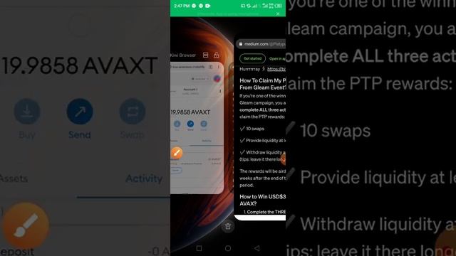 PlatyPus Testnet Airdrop task For Galeem Winner смотреть онлайн
