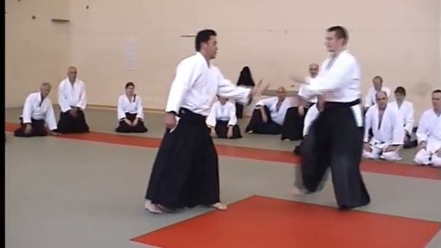 Айкикай Великобритании. Практика с гостем (инструктором) Сигеру Сугаварой (2008) - ч 1