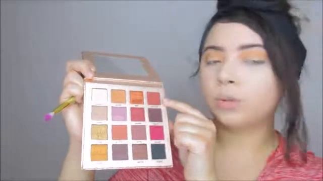 IMAGIC 16 colors eyeshadow palette makeup смотреть онлайн