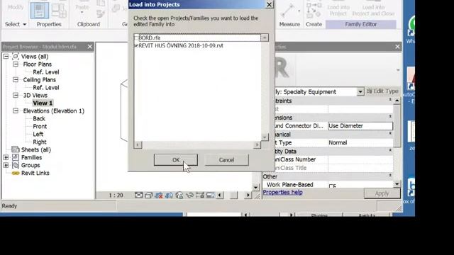 REVIT BYGGLOV ÖVNING del 28 hörnskåp смотреть онлайн