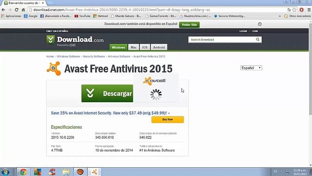 Descargar e instalar Avast 2015 full y en español смотреть онлайн