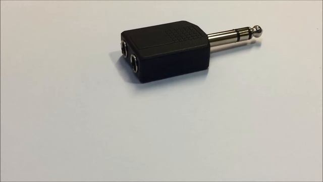 Adaptador audio estereo 2xJACK 6.35/H - JACK 6.35/M Negro distribuido por CABLEPELADO ® смотреть онлайн