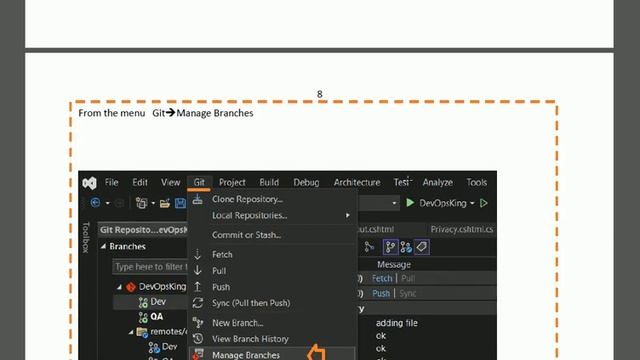 Azure DevOps, Lecture 7, Azure Repos, Full Merging Between Branches смотреть онлайн