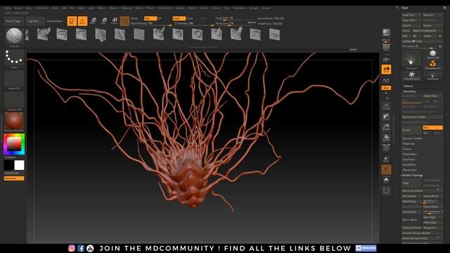 Alien Plants workflow tutorial Cinema 4D / Zbrush | By Mhsprod смотреть онлайн