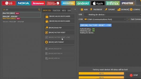 UNLOCK TOOL || VIVO Y21, V2111, V2110 UNLOCK CODE, UNLOCK FRP, FACTORY SETTING,