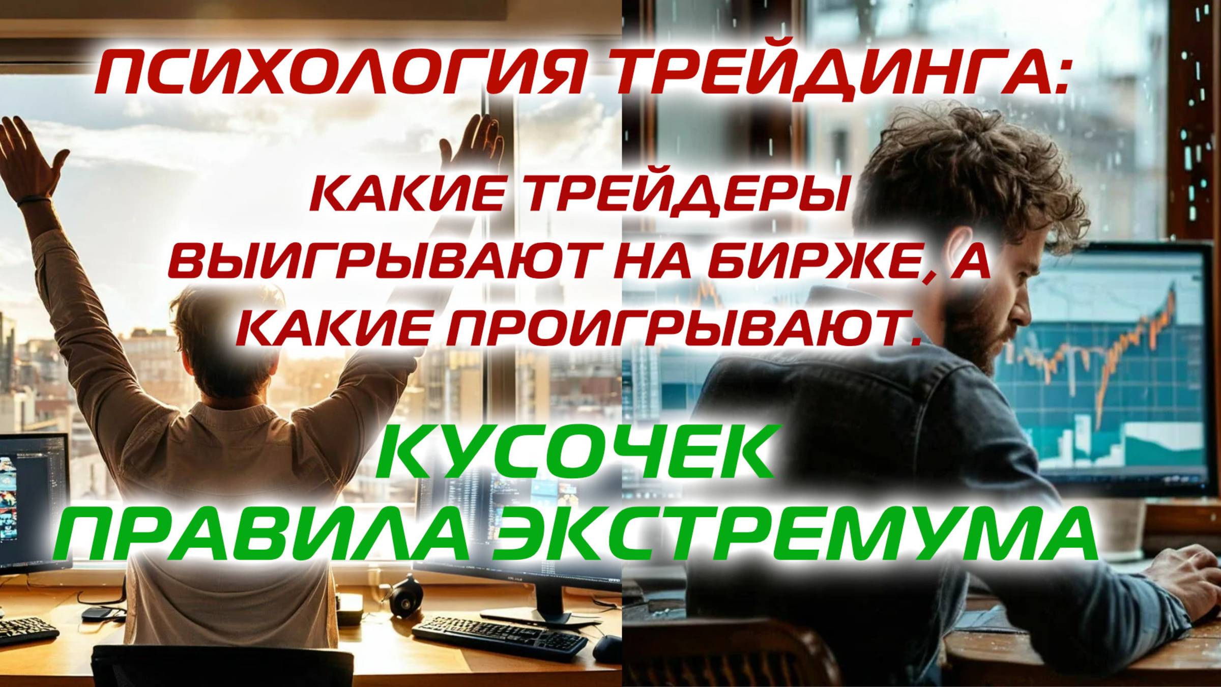 Какие трейдеры выигрывают на бирже, а какие проигрывают | Кусочек Правила экстремума смотреть онлайн