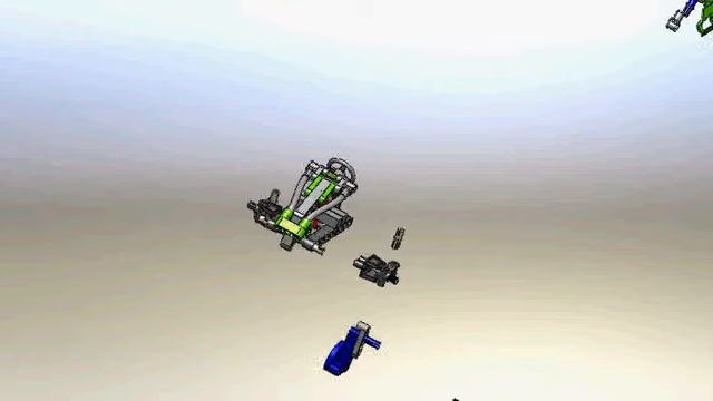 Lego Technic Car (Motion Study Created In Solidworks 2010) смотреть онлайн