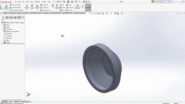 Beginner's Guide to SOLIDWORKS 2018 - Exercise 6 смотреть онлайн