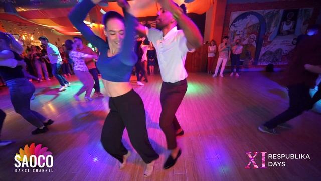Alain Rueda And Olesya Petrova Salsa Dancing At Respublika Days XI, Saturday 01.05.2021