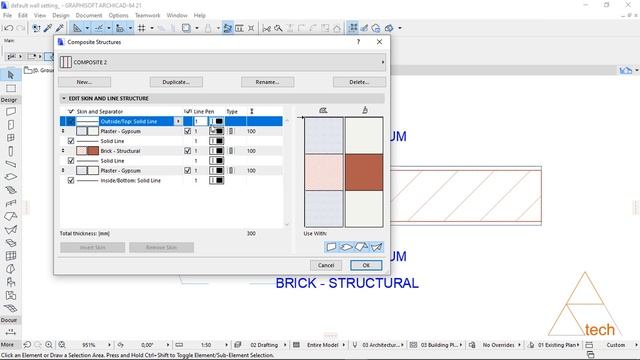 ARCHICAD basic wall tools - how to make composite wall in archicad смотреть онлайн