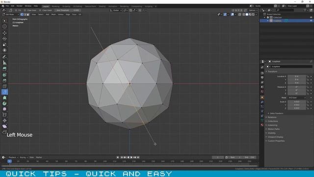 QuickTips Blender 2.8 - Splitting/ Separating a Mesh or an Object смотреть онлайн
