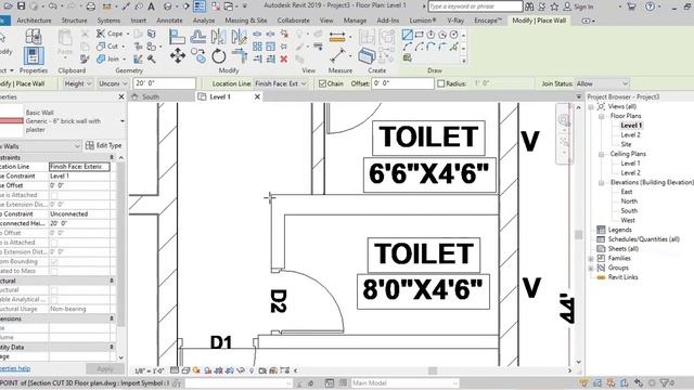 3D Section View In Revit Architecture | Tutorial 01 смотреть онлайн