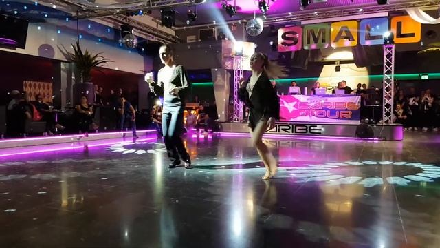 Tito Tassinari & Sofia Pontecchiani - Salsa - Caribe Cerea Verona смотреть онлайн