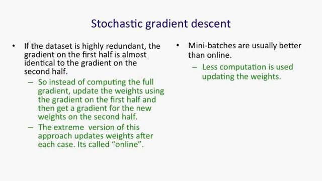 Lecture 6A : Overview of mini batch gradient descent смотреть онлайн