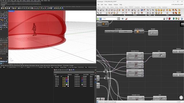 Rhino 8 Parametric Pavilion with Door Sweep + Skylight + Roof Grasshopper Script Algorithm Download смотреть онлайн