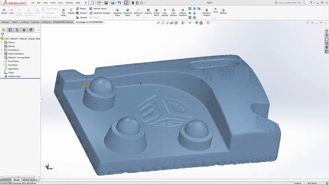 Tutorial Geomagic for SolidWorks смотреть онлайн