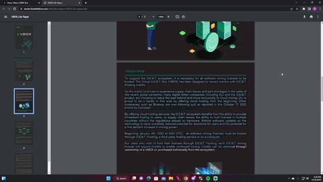 The DEBT Box Crypto Mining VBOX Info and Lite Paper!!!! смотреть онлайн