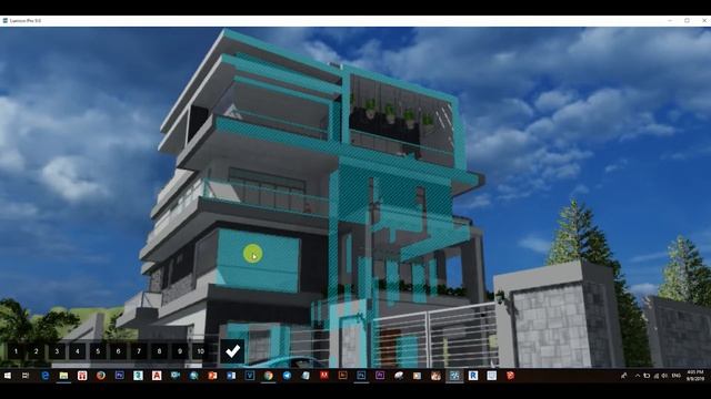 Lumion Workflow Exterior Rendering, Sketchup to Lumion Livesync part 3 смотреть онлайн