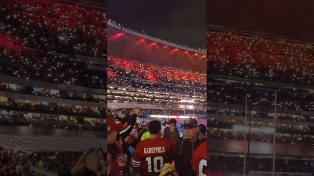 Thunder Struck light show, Estadio Azteca. смотреть онлайн
