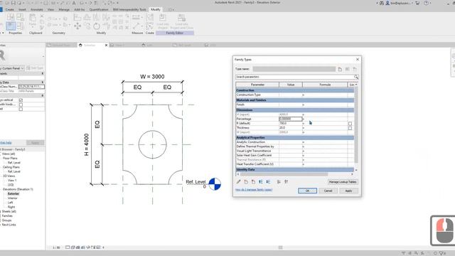 Revit Tutorial (Day 93) - Parametric Perforated Panel using Curtain Wall смотреть онлайн