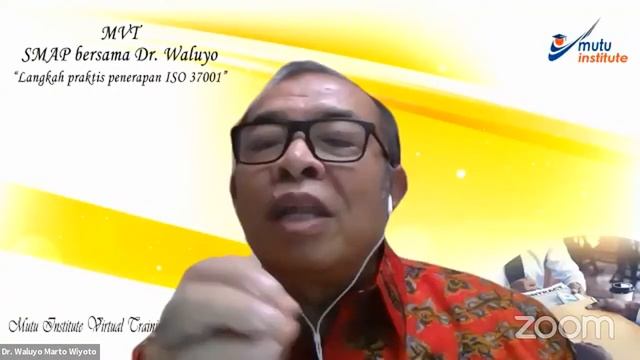 Langkah Praktis Implementasi SNI ISO 37001 - SMAP Bersama DR. IR .Waluyo MM смотреть онлайн