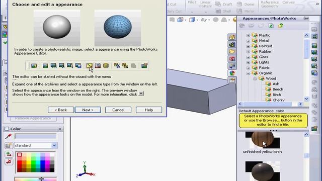 04 Photoworks 04 Render Wizard SOLIDWORKS Tutorial смотреть онлайн
