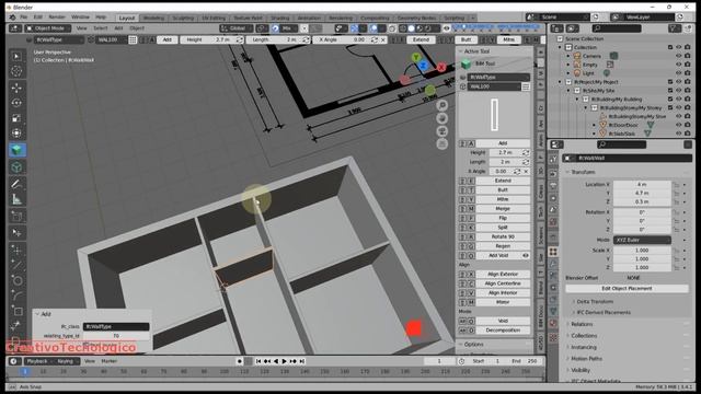 Con l'Addon "Blenderbim" (ancora in versione di prova Alpha), BLENDER è ANCHE B.I.M. ! TUTORIAL N. смотреть онлайн