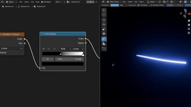Draw Simple LIGHT TRAILS in Blender смотреть онлайн